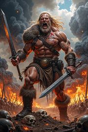 ZORNTHAEON – Un berserker sauvage se déchaîne sur un champ de bataille sur INFERAURUM