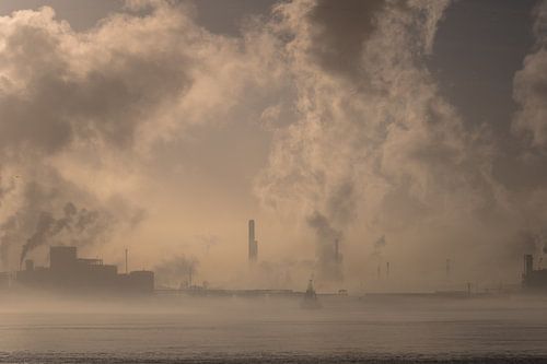 Mistig Rotterdam