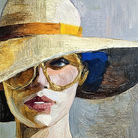 Femme colorée rétro - 18 sur Studio Pieternel