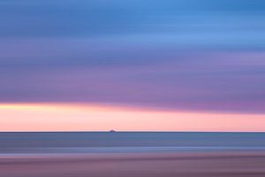 Minimalistische Noordzee, Fine Art