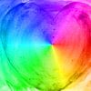 Herz Regenbogen sur Herzmotivation by Katrin Behr
