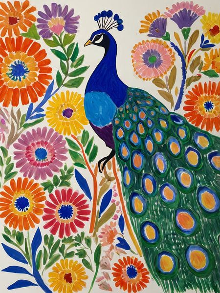 Pauw Stijl Henri Matisse van TOAN TRAN