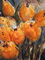 Gele tulpen