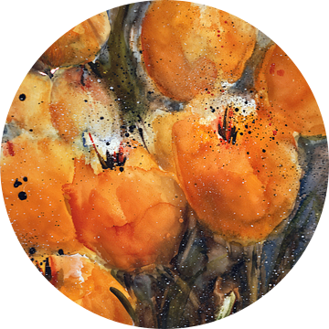 Gele tulpen van Christine Nöhmeier