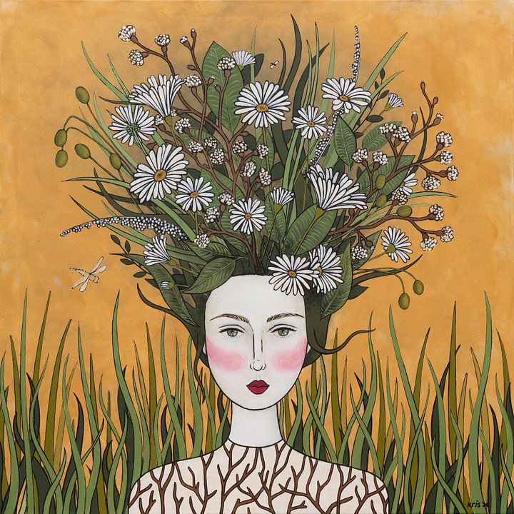 Flowers on my mind (nr.2020-17) by <span class="secondary-font">Kris Stuurop</span>