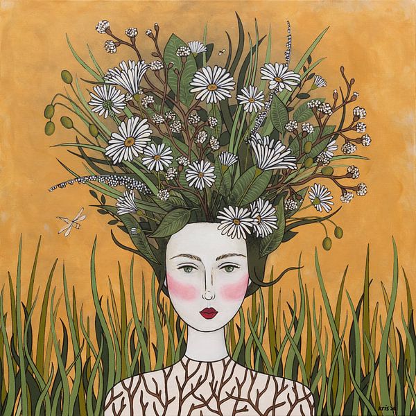 Flowers on my mind (nr.2020-17) by Kris Stuurop