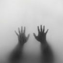 Hands behind the glass in the fog by TheXclusive Art thumbnail