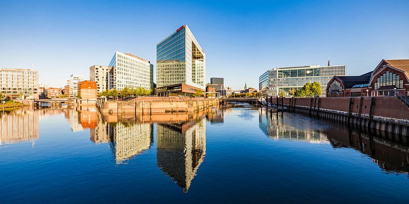 Spiegel publishing house and Deichtorhallen in Oberhafen - Hamburg by Werner Dieterich