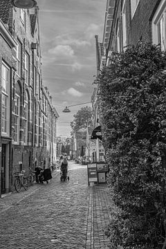Oude straat in Dordrecht