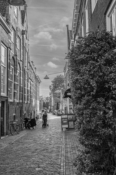Old street in Dordrecht by Tonny Verhulst