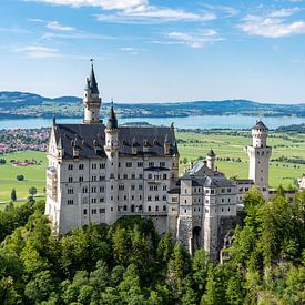 Slot Neuschwanstein in de Beierse Alpen van Pascal van den Berg
