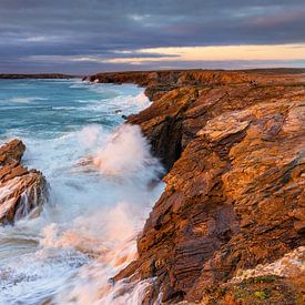 Coast of Quiberon, Brittany, France by Adelheid Smitt