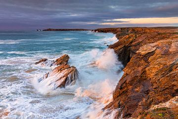 Coast of Quiberon, Brittany, France by Adelheid Smitt