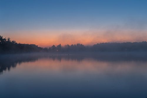 The lake in the morning
