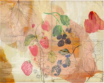 Fruit Ansichtkaarten van Gemma Bardot