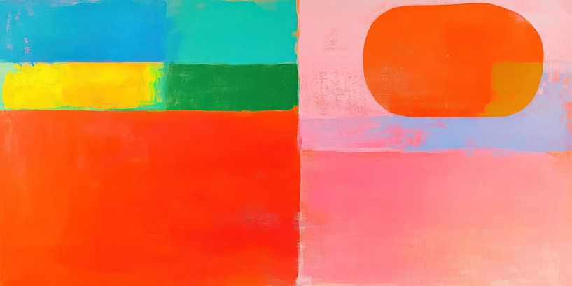 Colourful abstract by Franka Poulain