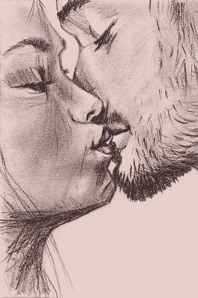 Baiser, améthyste par Krista Kitsz Art