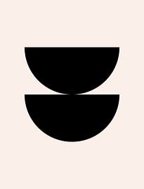 Circles. Retro 1920s vintage geometric shape No. 6 by Dina Dankers