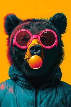 Bubblegum Fun: Bear 1 by ByNoukk