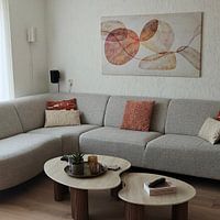 Klantfoto: In de stroom van kalmte van Mad Dog Art, op canvas
