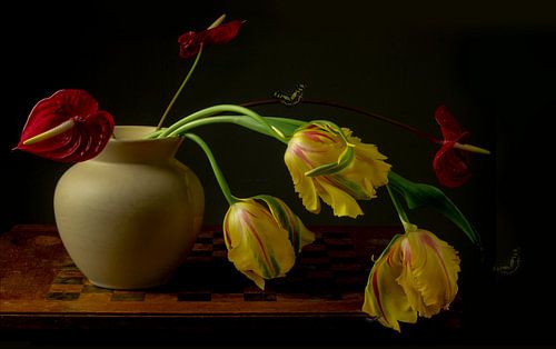 Still life 'Trois Tulipe'