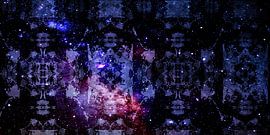 Cosmic night vibes. Ethnic milky way by Dina Dankers