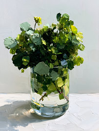 Emerald Light in Glass by Mosaic Dialogue