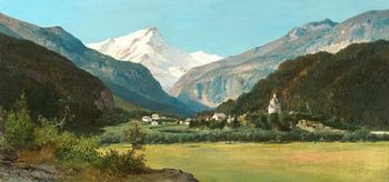 Albert Zimmermann, zicht op Böckstein