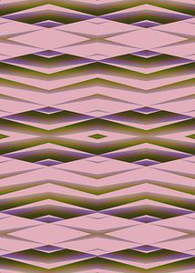 Abstrakte Geometrie Formen Rosa