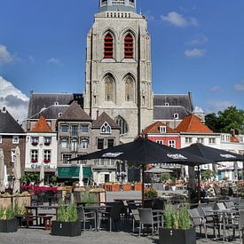 Frühling auf dem großen Marktplatz in Bergen op Zoom von Sabina Meerman