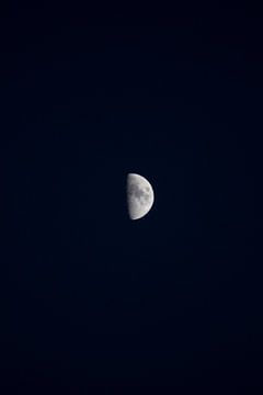 Halvol, ook half is de maan schitterend van Mirjam van der Sluijs