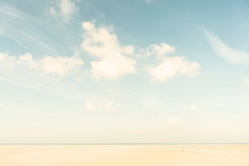 On the beach in Deauville by Hilke Maunder
