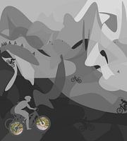 Bicycles all over