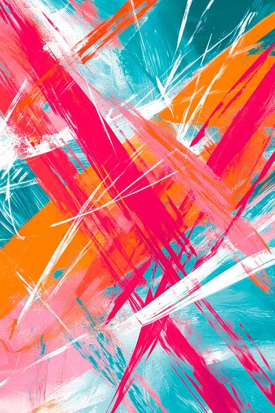 Abstrakte Farbexplosion von Poster Art Shop