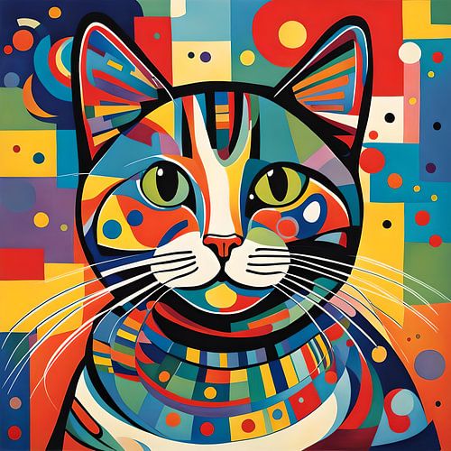 Colorful cat