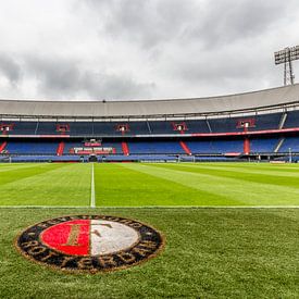 Dichtbij het gras van de Kuip | Feyenoord Rotterdam van Tux Photography