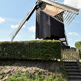 Molen in Bourtange in Groningen van Ilse Radstaat