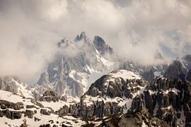 The Dolomites, rocks and clouds by Karijn | Fine art Natuur en Reis Fotografie