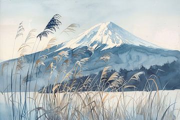 De berg Fuji van Poster Art Shop