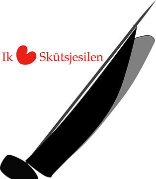 I love Skutsjesilen by Jan Brons