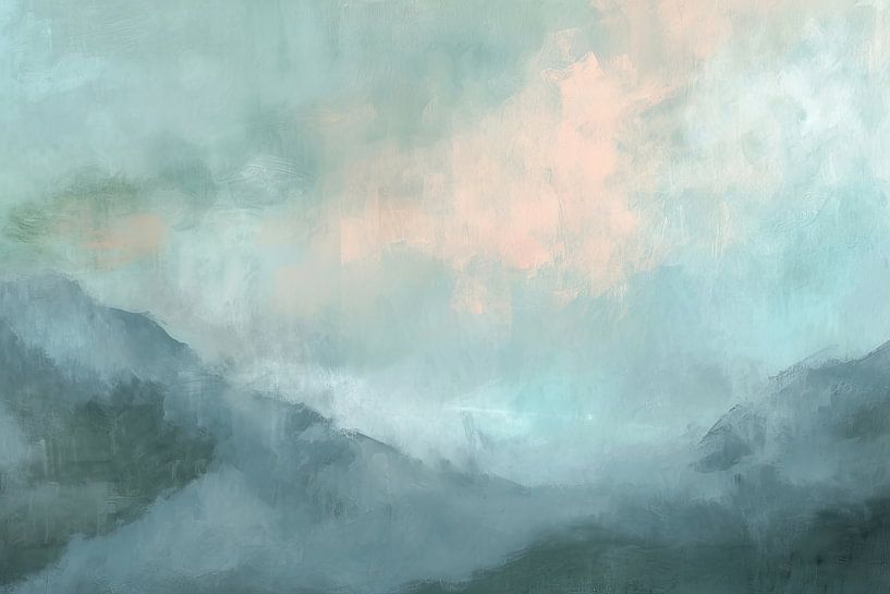 Abstract Mountain landscape by Art Whims