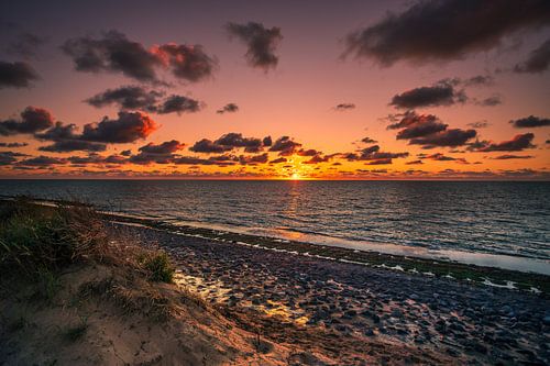 Brouwersdam zonsondergang