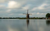 molen in avondlicht van Gerard Hol thumbnail