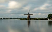 molen in avondlicht