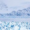 Abstracte close-up van de Perito Moreno gletsjer van Krijn van der Giessen