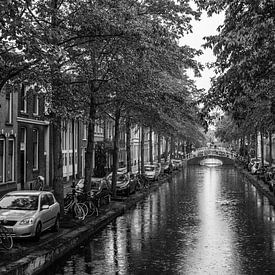 Canal in Delft by Alex van Doorn