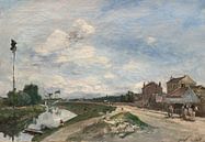 De Seine bij Bas-Meudon, Johan Barthold Jongkind van Meesterlijcke Meesters thumbnail