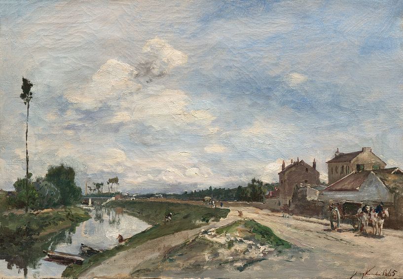 De Seine bij Bas-Meudon, Johan Barthold Jongkind van Meesterlijcke Meesters