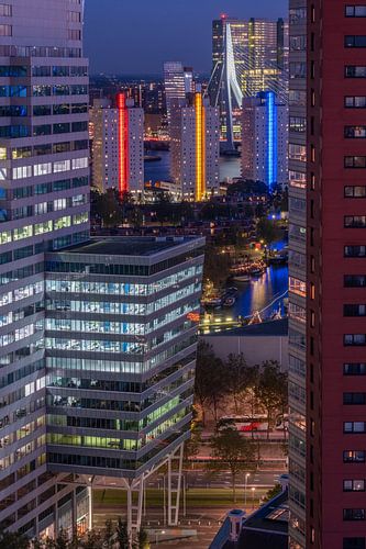 Rotterdam Centre viewed from above