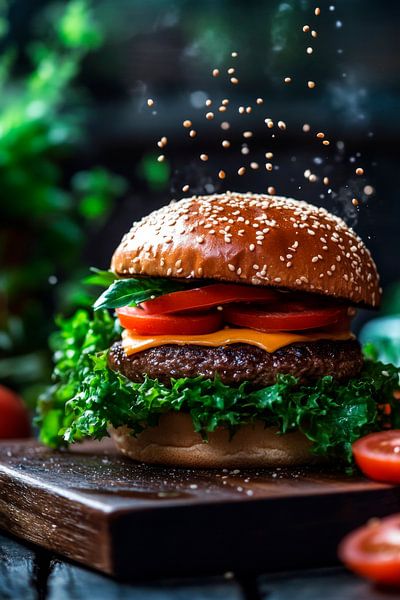 Burger indulgence by Poster Art Shop